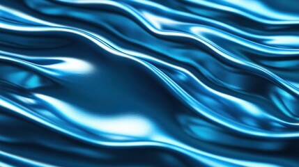 Obraz premium Abstract Blue Draped Fabric Texture