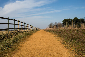 path to the field