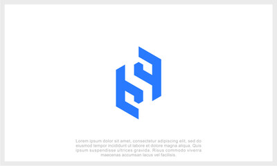 Letter S Logo Template Design Vector Illustration. Initial S Logo.	
