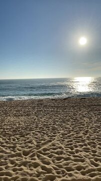 sunset on the beach