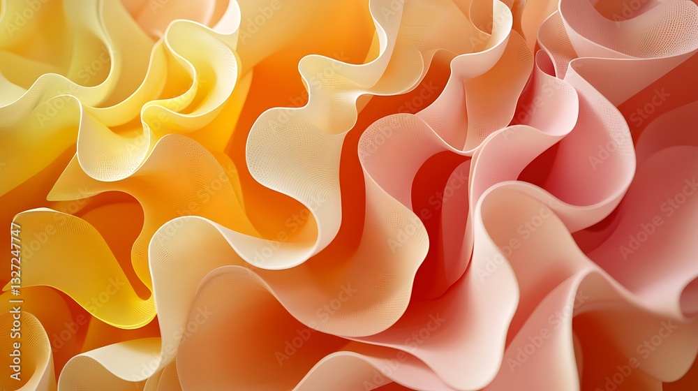 Poster abstract colorful ruffled texture background
