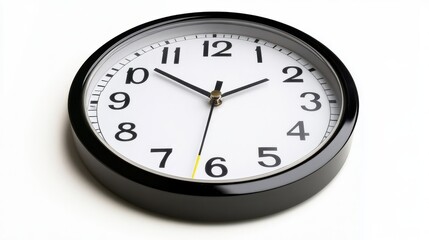 It's noon. The clock shows the time as 12 o'clock.  