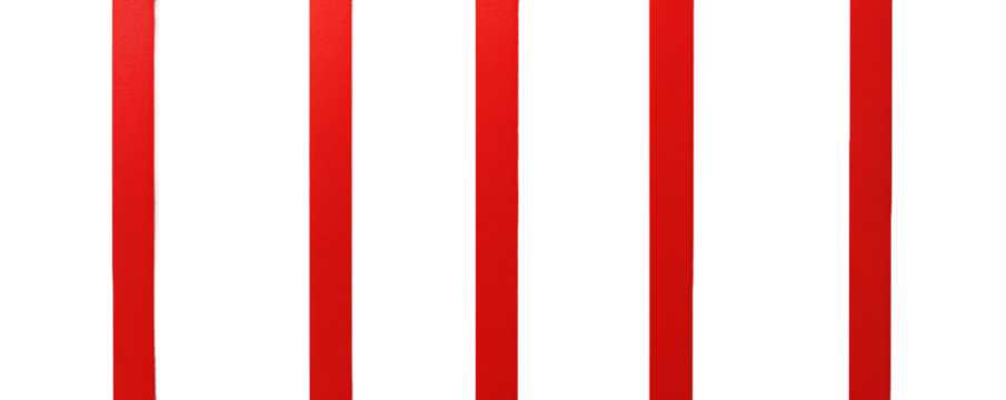 A editorial design of five unique red ligne  PNG