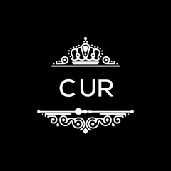 CUR LOGO DESIGN VECTOR TEMPLATE