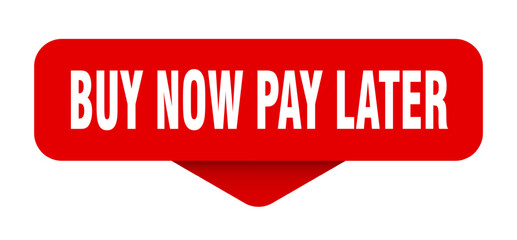 buy now pay later sticker. buy now pay later sign on transparent background