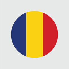 Romania Flag Sphere Vector