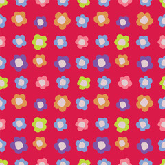 Exotic hand drawn flowers, seamless patterns with floral for fabric, textiles, clothing, wrapping paper, cover, banner, home decor, abstract backgrounds. Vector illustration.