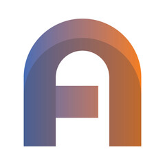 Fototapeta premium a letter logo