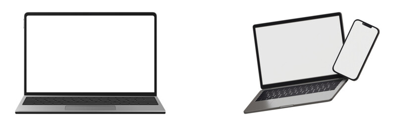  laptop mockup Set.