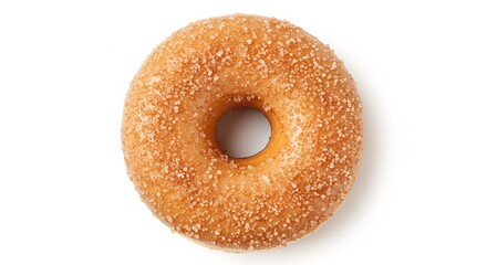 Delicious Cinnamon Sugar Donut, Sweet Treat, Baked Pastry