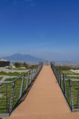 Obraz premium Landscape view of the province of Naples in Italy.