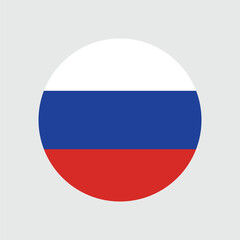 Russia Flag Sphere Vector