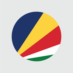 Seychelles Flag Sphere Vector