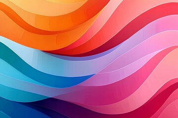 abstract rainbow background. Generative AI