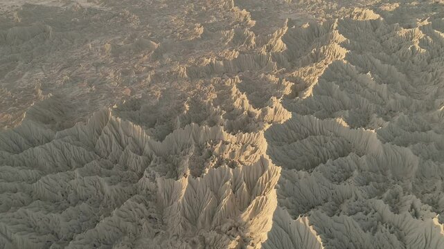 aerial view of the mars mountains