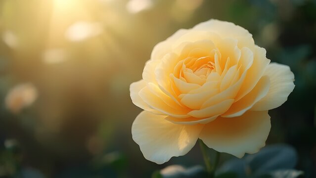 yellow rose flower - Powered by Adobe