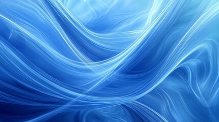 Fototapeta premium A harmonious gradient of blue tones, painting a serene and visually soothing abstract canvas. 