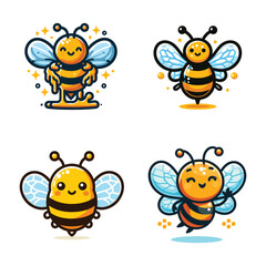 Adorable Bee Character Collection
