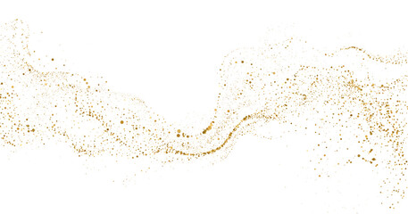 Abstract shiny gold glitter design element. For New Year, Merry Christmas greeting card design