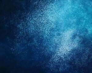 Blue grainy background, vibrant dark noise texture banner design