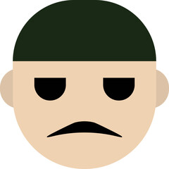 Angry Cartoon Character With Beanie Hat