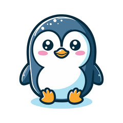 Adorable Cartoon Penguin - Cute and Playful Character