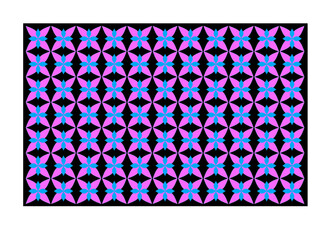 Colorful Geometric Pattern with Repeating Shapes