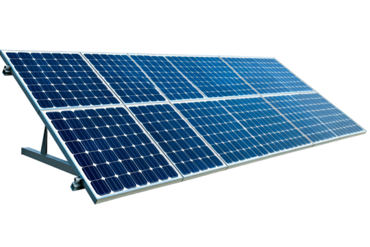 Solar panel installation for renewable energy generation