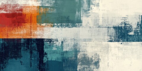 Obraz premium Abstract Colorful Background with Bold Brush Strokes and Texture