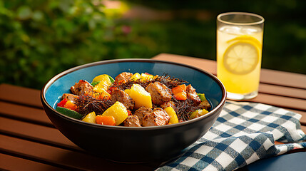  picnic with roasted bracken