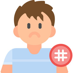 Obraz premium Angry Customer Icon