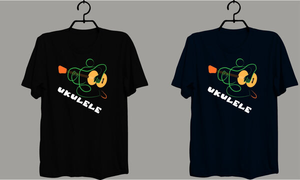 Guitar T Shirt Design. Electric Guitar T-shirt Design. Vector Design