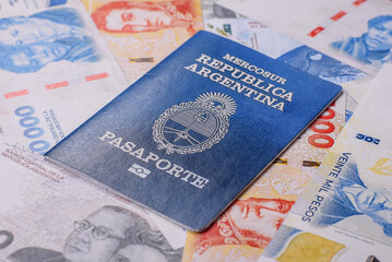 International biometric passport of a citizen of Argentina