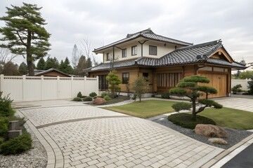 Obraz premium Japan Jan 2020: Zen Garden during our travels