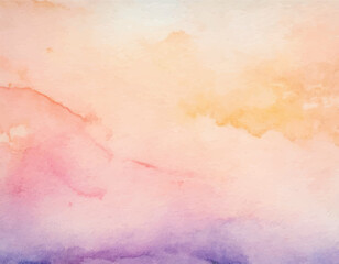 Watercolour hand painting colourful abstract background with paper texture