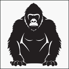 gorilla silhouette