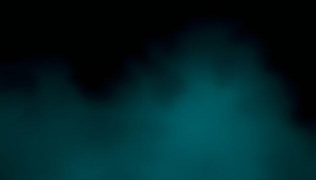 Grainy noise black to turquoise gradient background for wallpaper template backdrop, mindfulness theme. White tone
