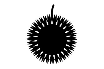 Fototapeta premium Rambutan Vector icon