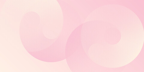 Abstract pastel colorful  pink and yellow gradations. Circle effect simple background abstract