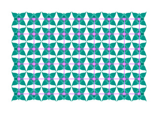 Colorful Geometric Pattern with Repeating Shapes