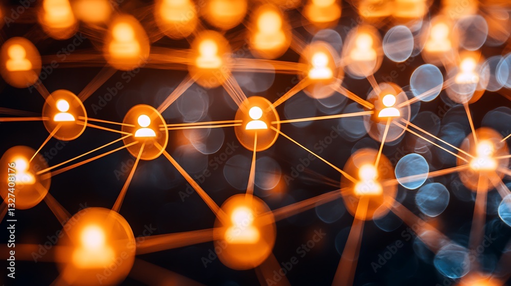 Aufkleber global network connection teamwork collaboration