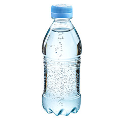 Fototapeta premium Stylish bottle of water on a white background representing refreshing hydration for active lifestyles and wellness