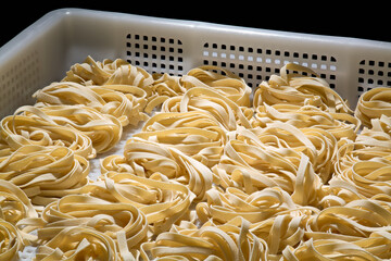 italian pasta tagliatelle