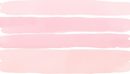Brown and pink watercolor wash stripes, simple style. White tone