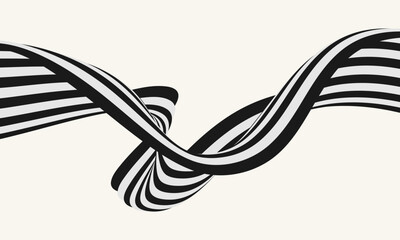 Abstract wave background, wavy stripes or lines.