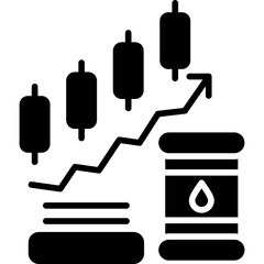 Oil Price Icon Vector Element