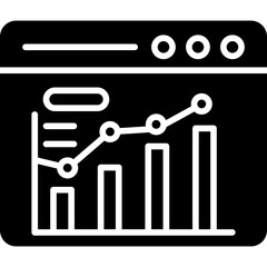 Statistics Icon Vector Element