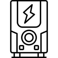 Uninterrupted Power Supply Icon Vector Element