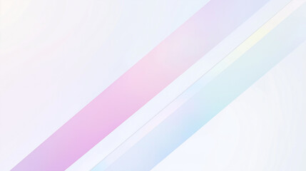 Obraz premium Minimalist white background with soft iridescent diagonal light streaks for modern branding, web design, and elegant digital presentations