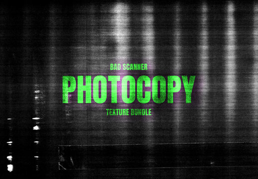 Set of 12 Grunge Scanner Textures